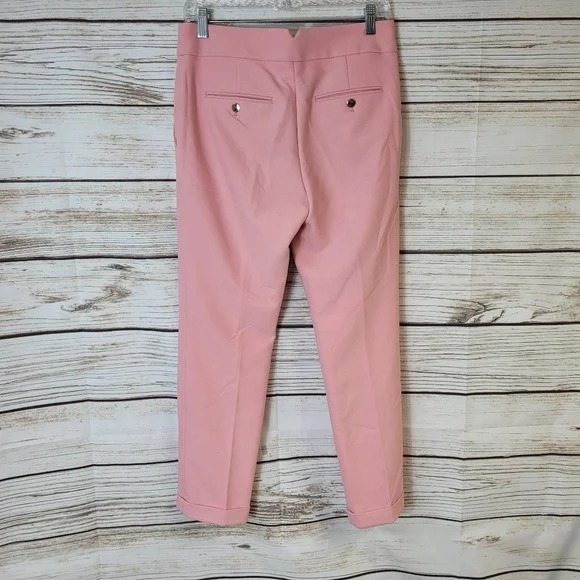 LOFT Pink Ankle Pants - Picture 9 of 9